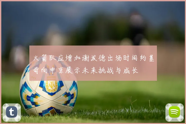 火箭队应增加谢泼德出场时间约基奇向申京展示未来挑战与成长