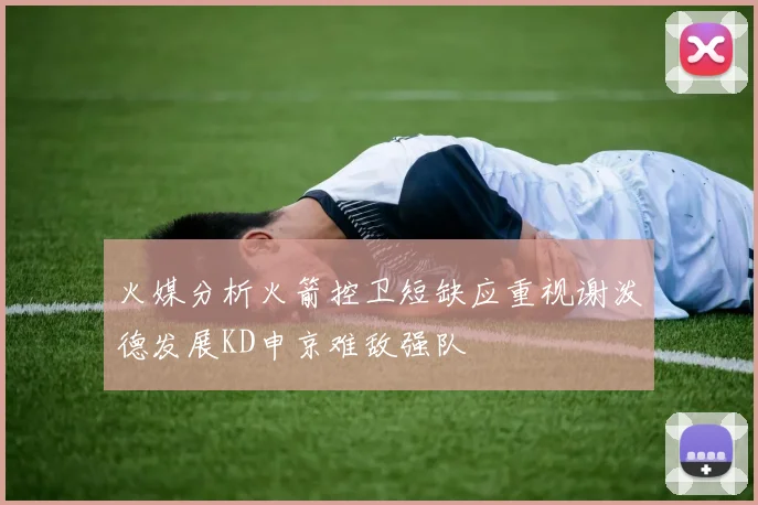 火媒分析火箭控卫短缺应重视谢泼德发展KD申京难敌强队